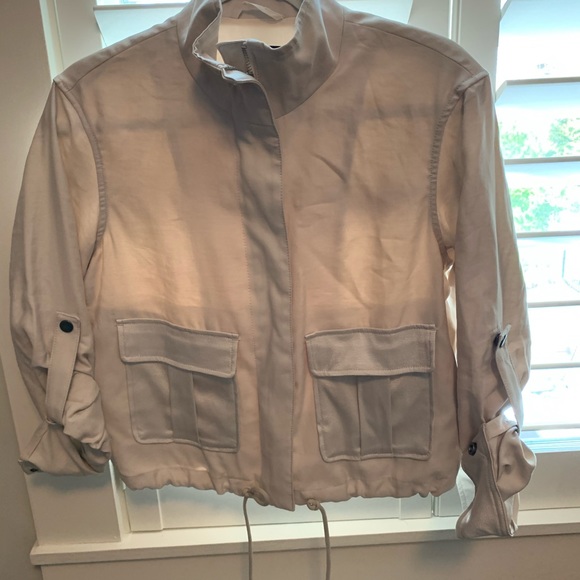 Banana Republic Cargo Bomber Jacket 